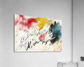 Chromatic Scripts Y59H2N 62 Acrylic Print