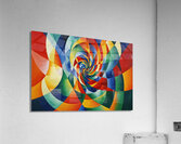 Chromatic Vortex H9P4N2 48 Acrylic Print