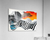 Chromatic Waves 4892Z 55 Acrylic Print
