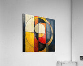 Circular Intersections 7H9N2Z 48 Acrylic Print