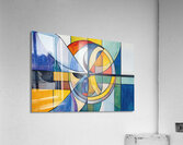 Circular Intersections 7P3H9N 48 Acrylic Print
