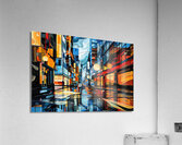 City Reflections 8294HJ 48 Acrylic Print