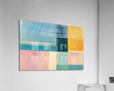Color Grid Study H3N5B 50 Acrylic Print