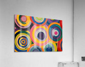 Concentric Vibrations 7892B 45 Acrylic Print