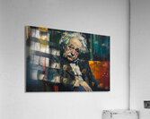 Contemplation Einstein N92H3J 52 Acrylic Print