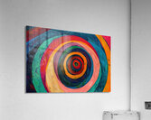 Concentric Vibrations 7892H 45 Acrylic Print
