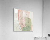 Contemplative Pose Y29K4H 55 Acrylic Print