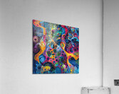 Cosmic Bloom 7H29P4 49 Acrylic Print