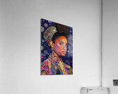Cosmic Bloom Portrait H9N2P3 65 Acrylic Print