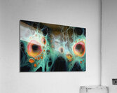 Cosmic Cellular Forms 7P3H9 55 Acrylic Print