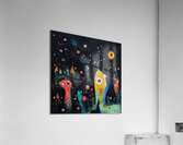 Cosmic Garden Night HZ92N3 55 Acrylic Print