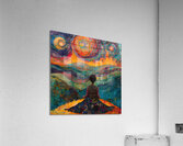 Cosmic Meditation H3N9P2 62 Acrylic Print