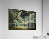 Crescent Moon Lake 92HJ8P 60 Acrylic Print