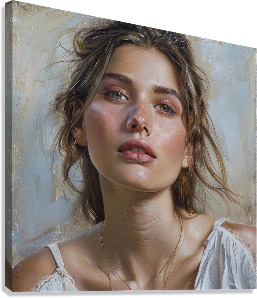 Ethereal Gaze Canvas Print