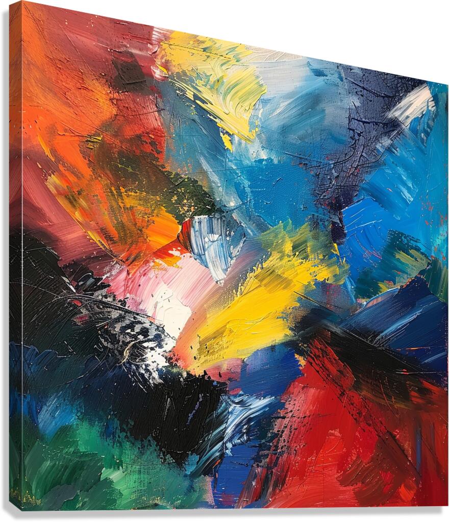Vivid Momentum Canvas Print