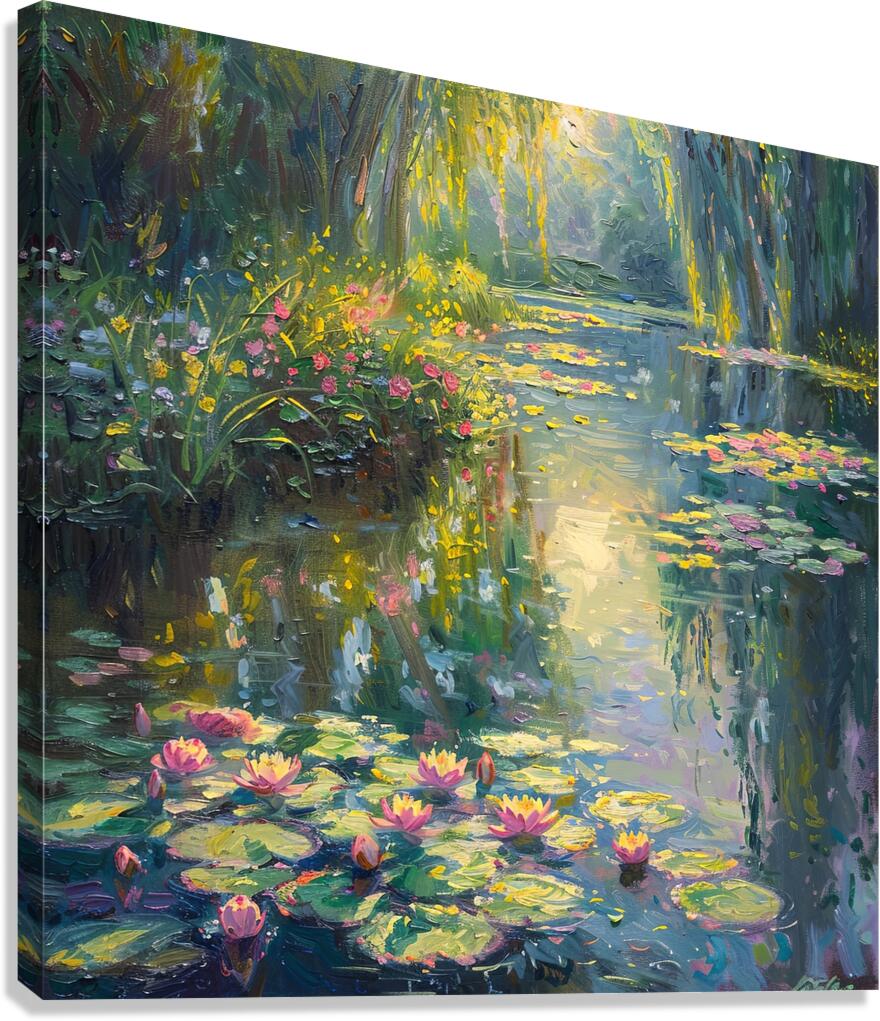 Serenity in Bloom Canvas Print