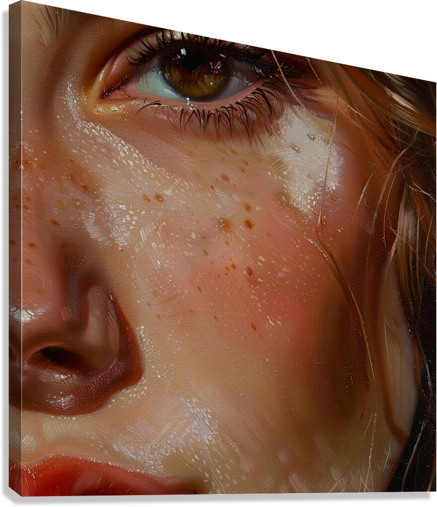 Illuminated Skin Canvas Print