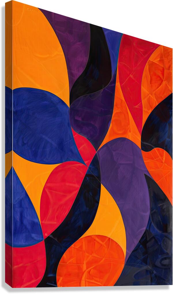 Abstract Dance 7892B4 45 Canvas Print