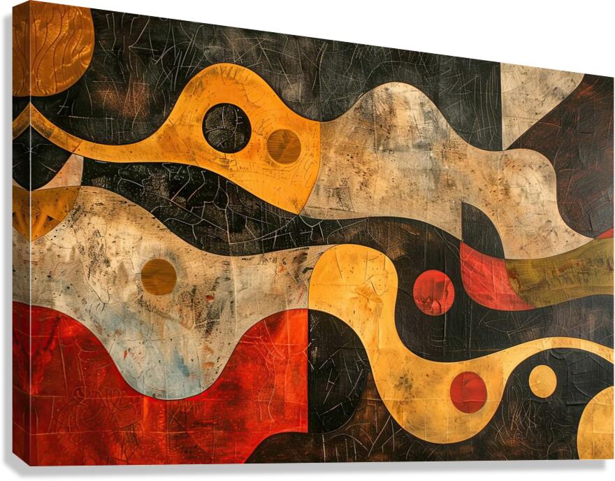 Abstract Flow 7H29NP 47 Canvas Print