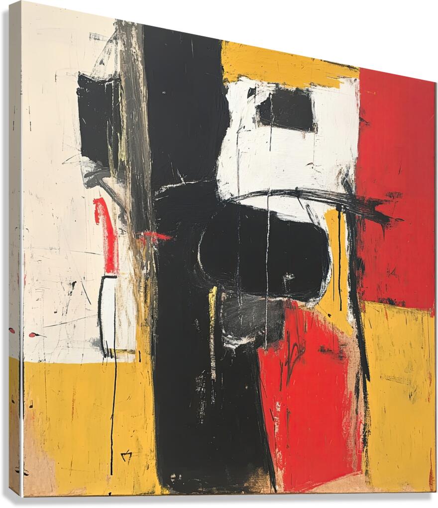 Abstract Forms Interplay H9P4N2 52 Canvas Print