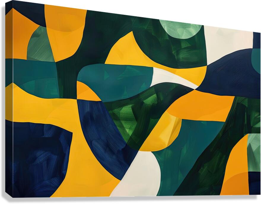 Abstract Interplay 7892B 48 Canvas Print