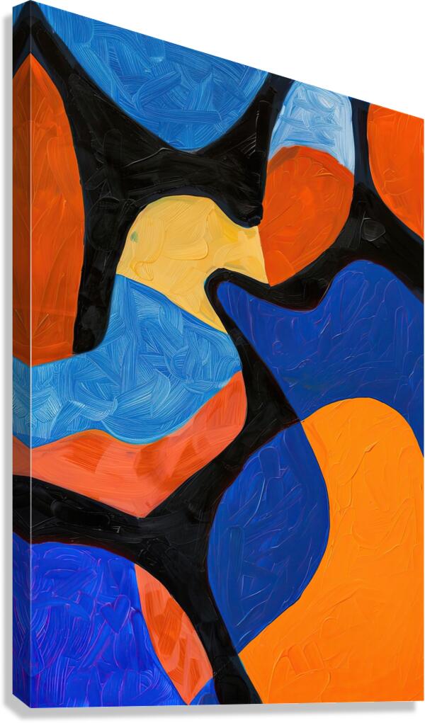 Abstract Interplay 7924H 45 Canvas Print