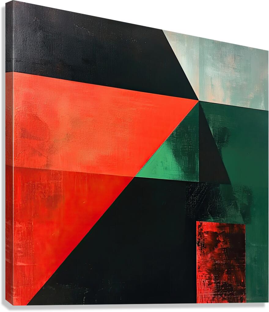 Angular Chromatics 7H3N2P 53 Canvas Print