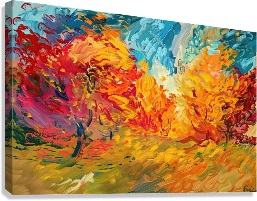 Autumn Symphony JH9N2P 58 Canvas Print