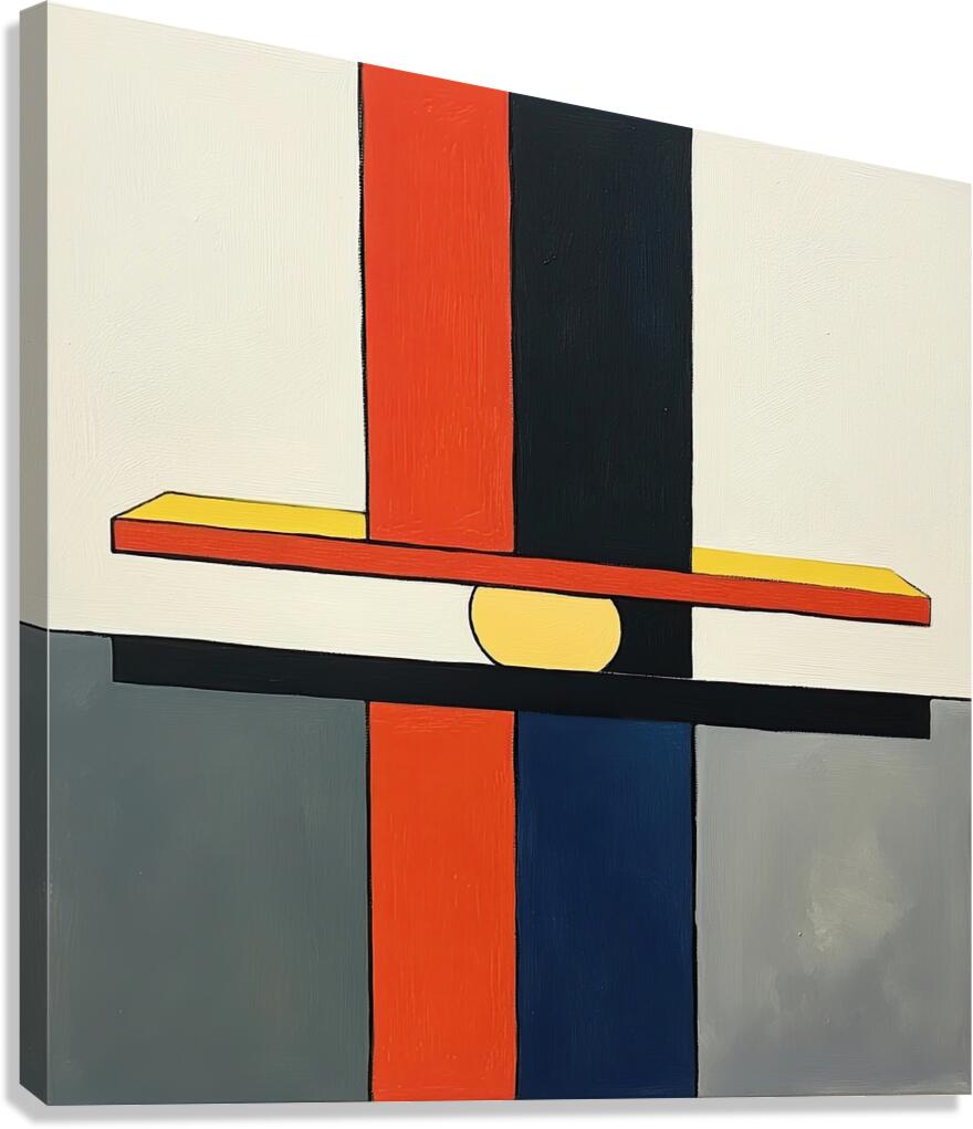 Balanced Forms Interplay 78HNK9 64 Canvas Print