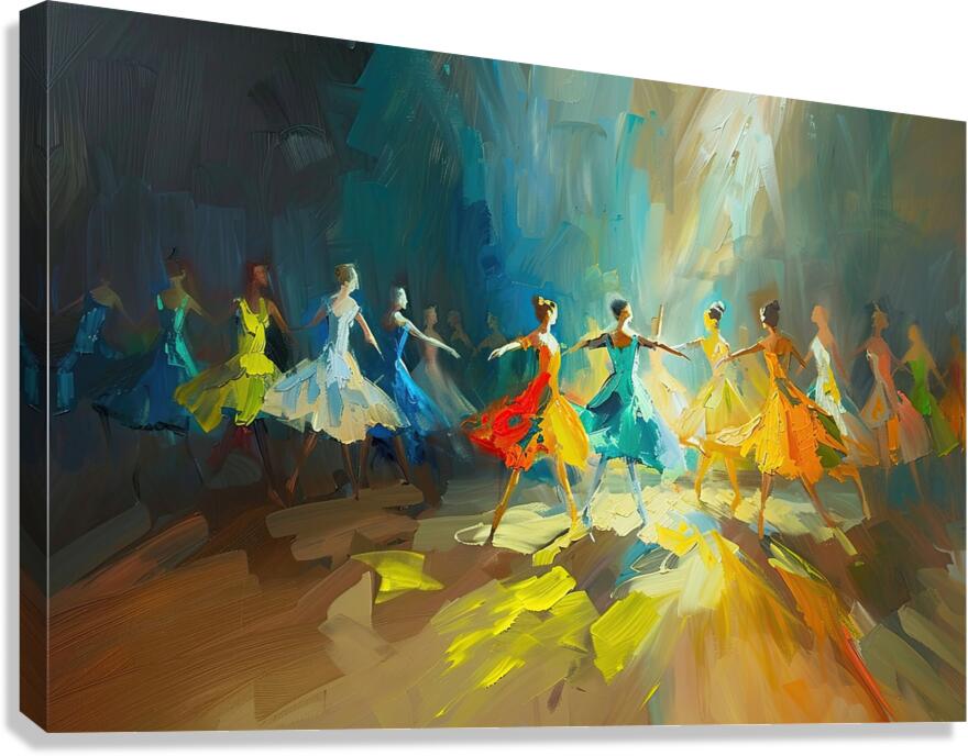 Ballet Grace Light 28H9N 57 Canvas Print