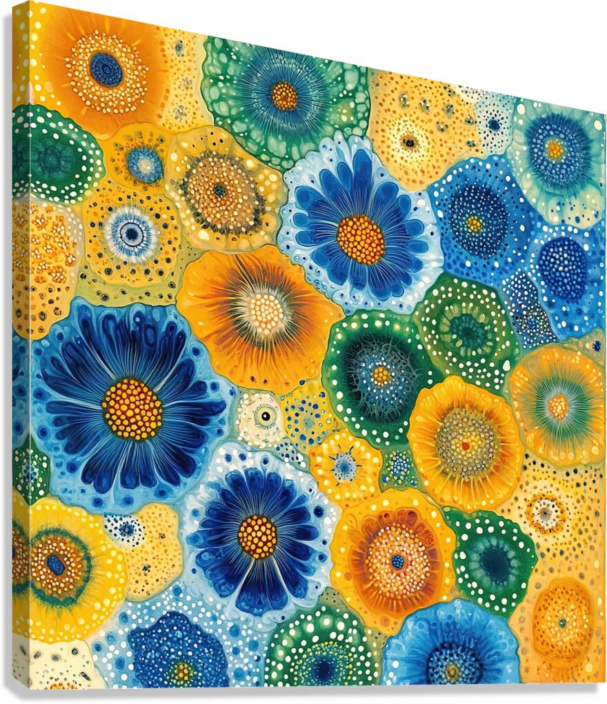 Blooming Cosmos 79B2D3 60 Canvas Print