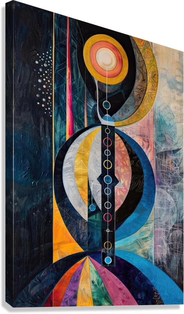 Celestial Balance 48H9P2 63 Canvas Print