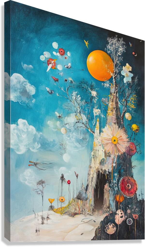 Celestial Bloom 79HBN2 62 Canvas Print