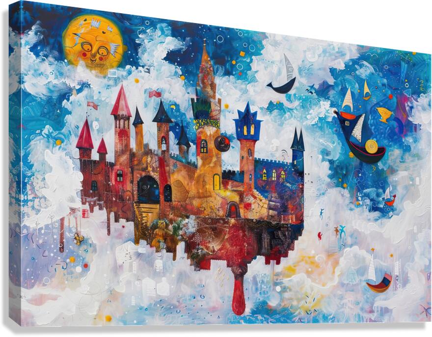 Celestial Castle 8H29NP 49 Canvas Print