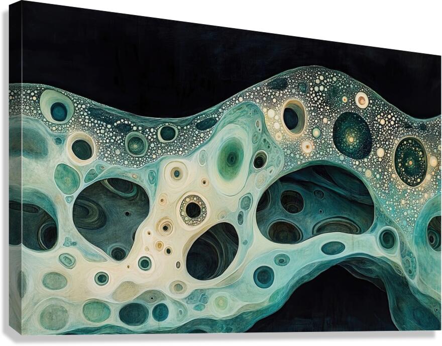 Celestial Caverns H3N9P2 57 Canvas Print