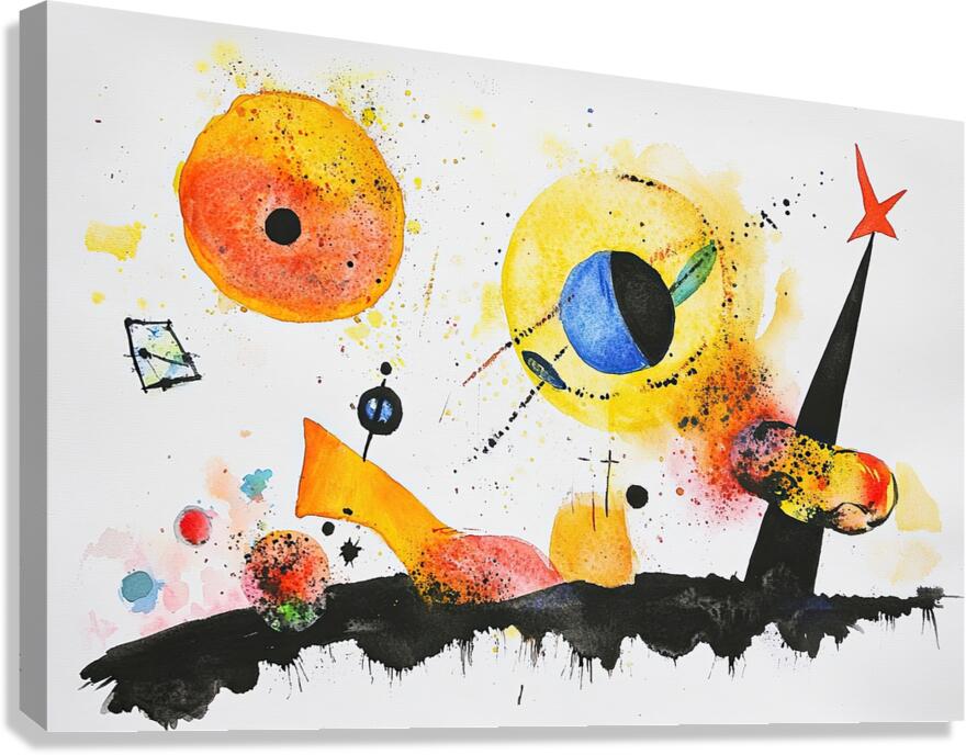Celestial Dance 4J2N3P 55 Canvas Print