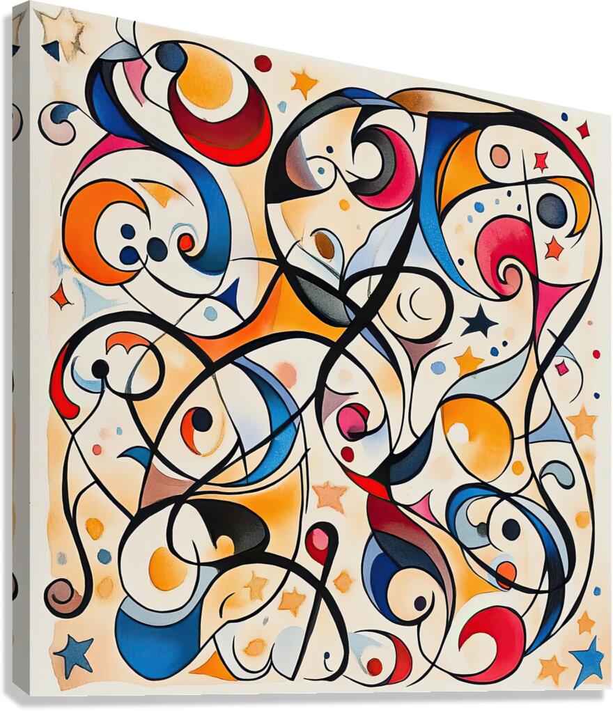 Celestial Dance 7H29NP 49 Canvas Print
