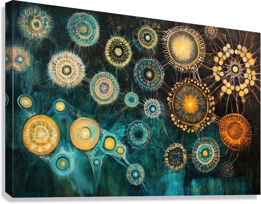 Celestial Echoes KH295N 60 Canvas Print