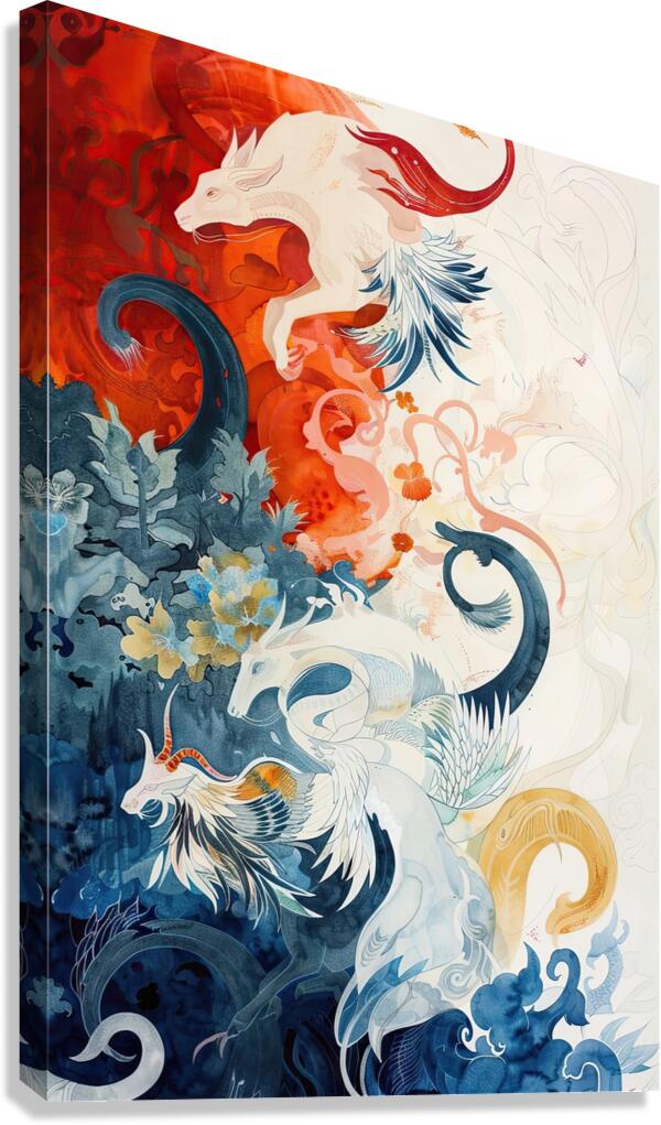 Celestial Equilibria H279P4 47 Canvas Print
