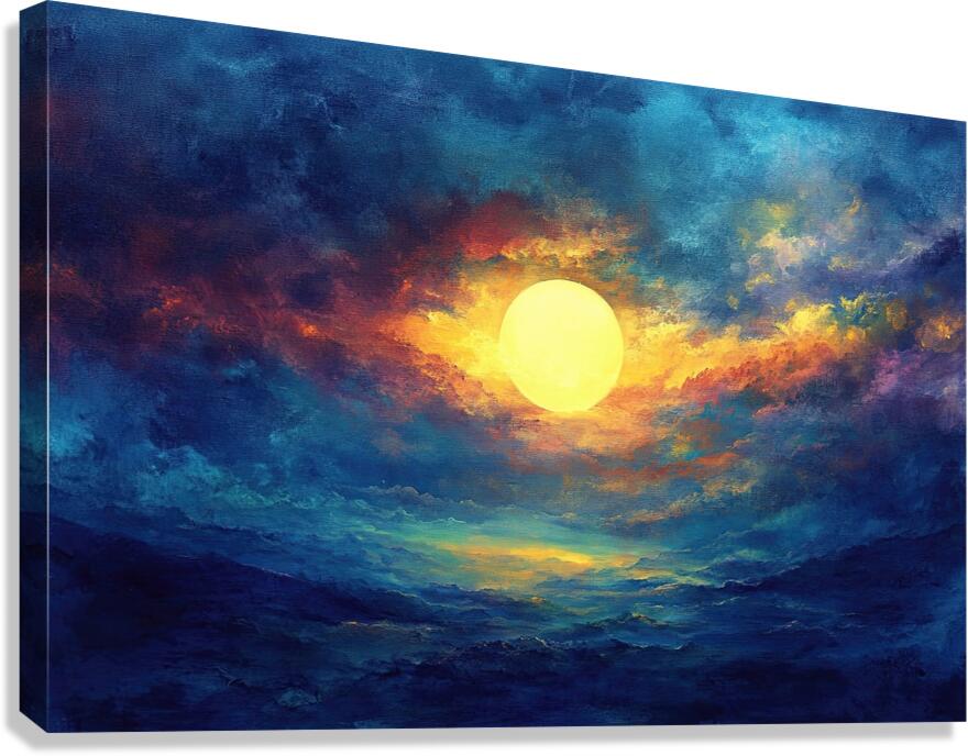 Celestial Embrace ZX9876 60 Canvas Print