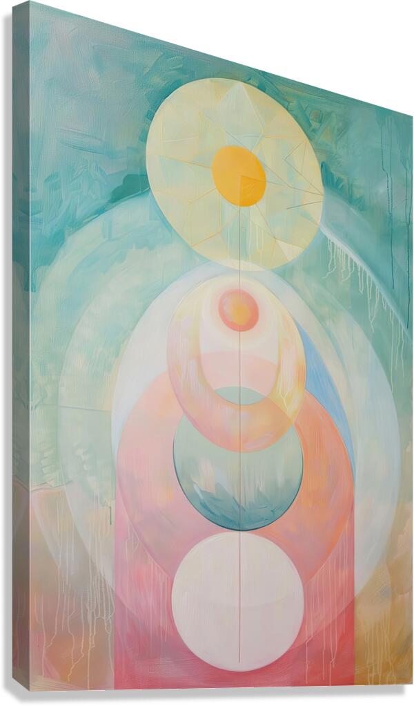 Celestial Harmony 49Z7N 48 Canvas Print