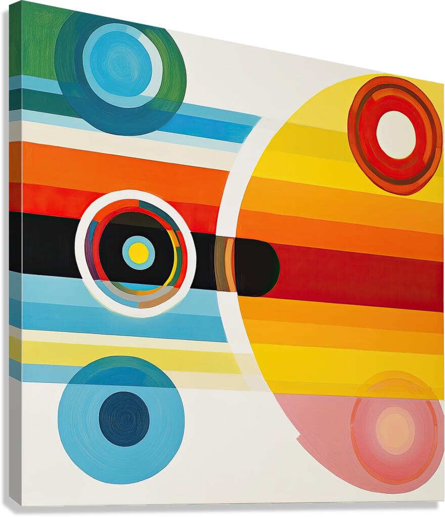 Chromatic Rhapsody 7P3H9N 59 Canvas Print
