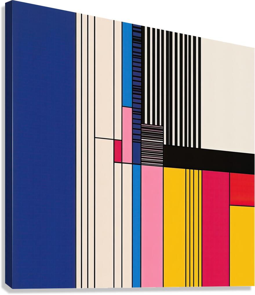 Chromatic Rhythm 7H3N2P 50 Canvas Print