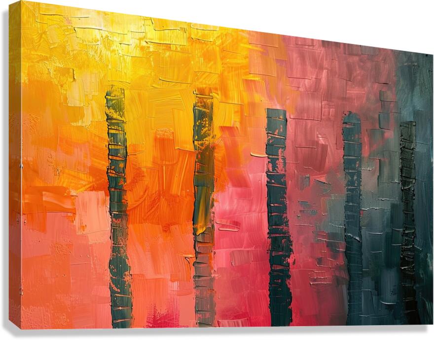 Chromatic Transitions 7H3N2B 48 Canvas Print