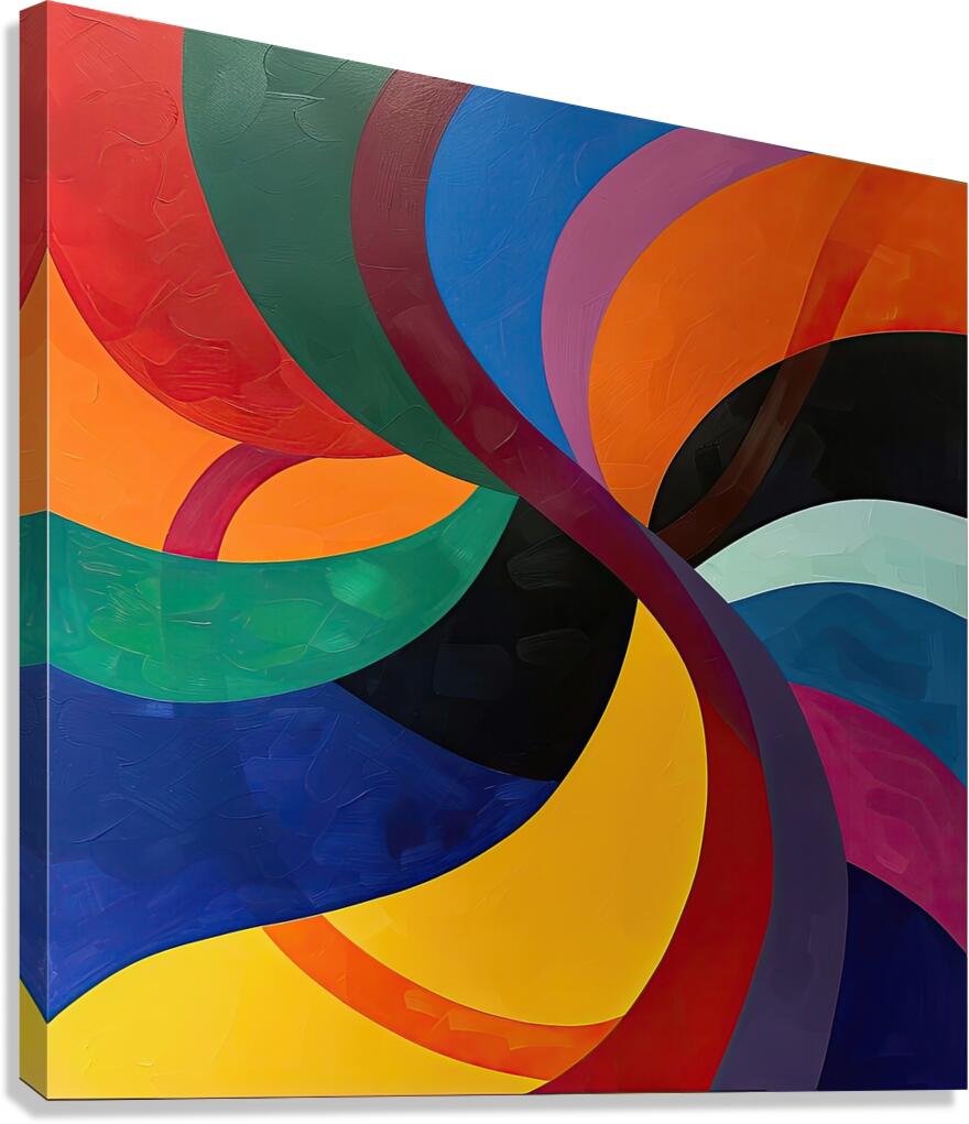 Chromatic Vortex 7294HB 48 Canvas Print