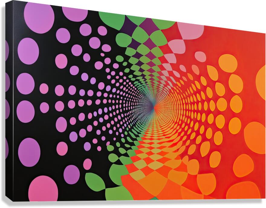 Chromatic Vortex 79B2N5 60 Canvas Print