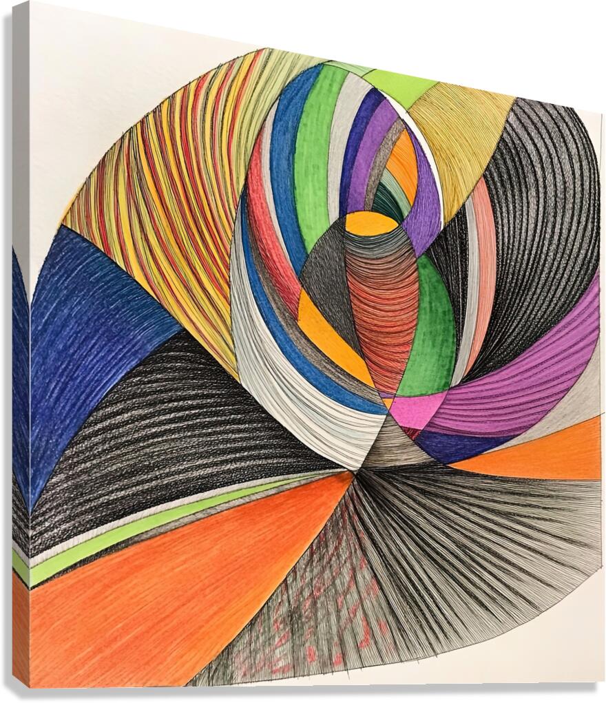 Chromic Vortex 4J9D3P 57 Canvas Print