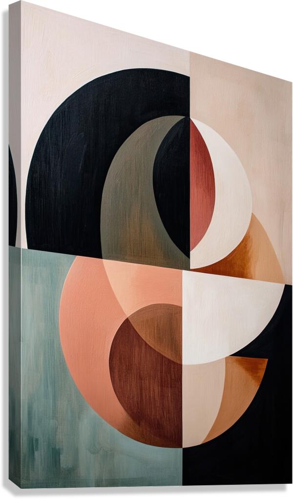 Circular Interplay 7H9N2P 55 Canvas Print