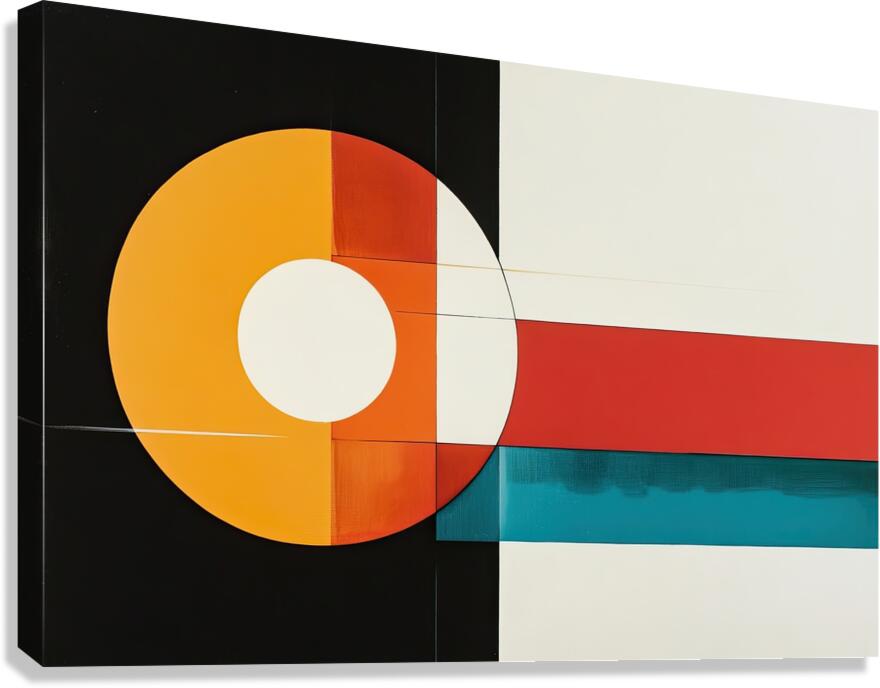 Circular Intersections 78HNPZ 61 Canvas Print