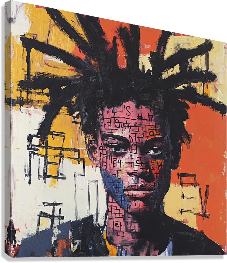 Coded Gaze Portrait H2N9P2 62 Canvas Print
